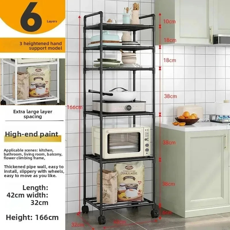 High Space Utilization Storage Rack Upright Multi-Layer Rack
