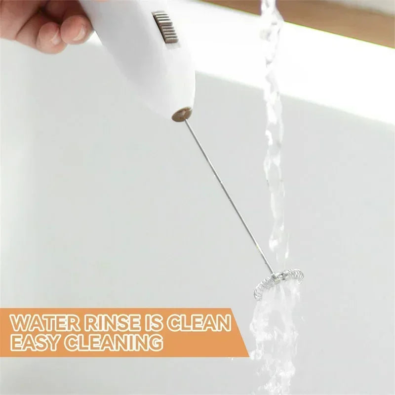 Mini Electric Whisk Foamer Blender Wireless Coffee Whisk