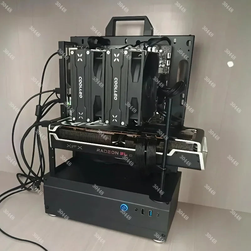 Open Frame Pc Case 240/360 Liquid & Air