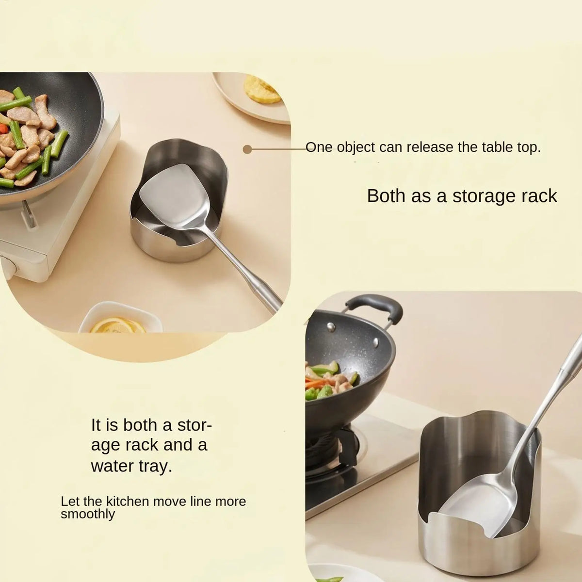 Stainless Steel Spoon Rest Heavy Duty Pot Lid