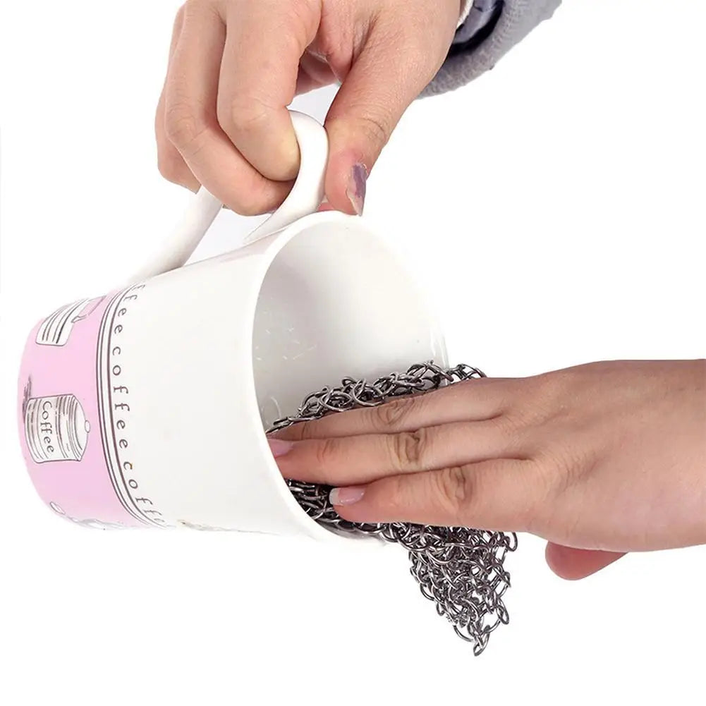 Cleaning Ring Stainless Steel Cleaner Chainmail Scrubber Brush