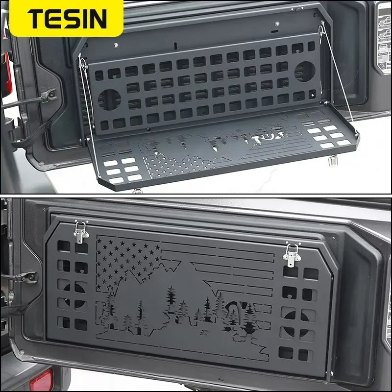 Tesin Car Rear Door Foldable Shelf Tailgate Table