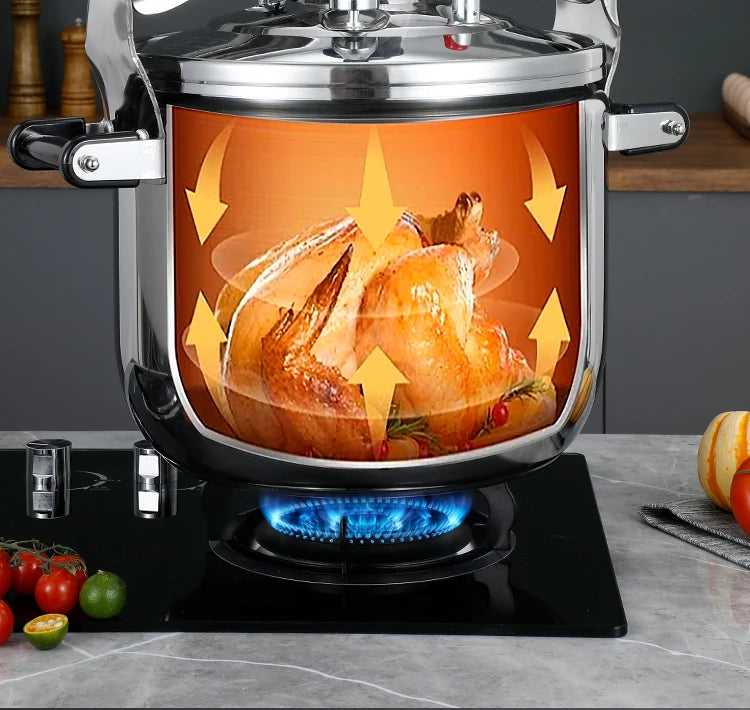 3-In-1 Safety Commercial Pressure Cooker Explosion-Proof Valve &