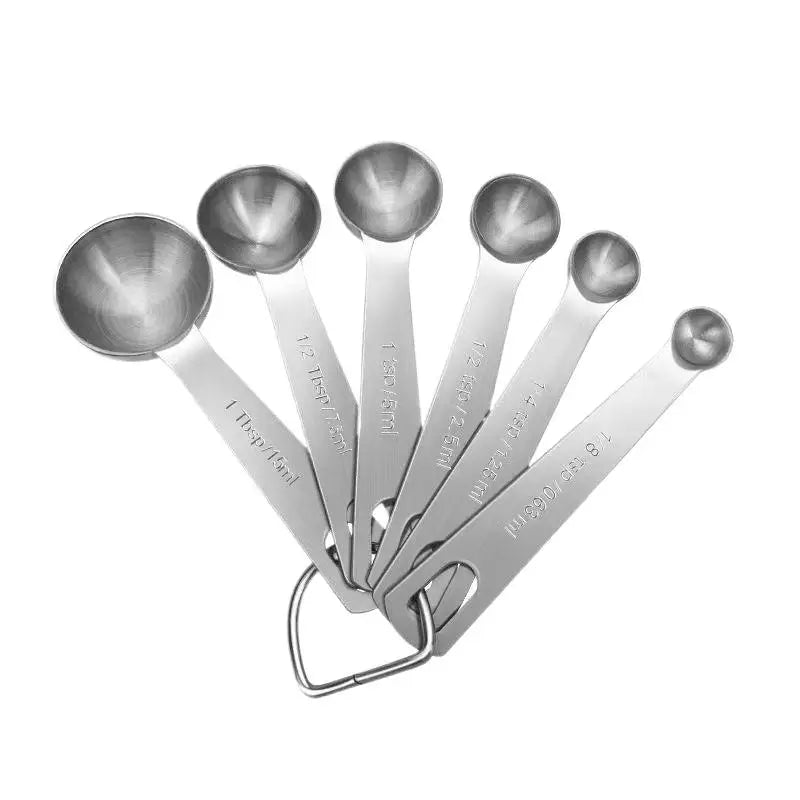 Stainless Steel Measuring Spoon 1/5/6 Scale Measuring Ruler