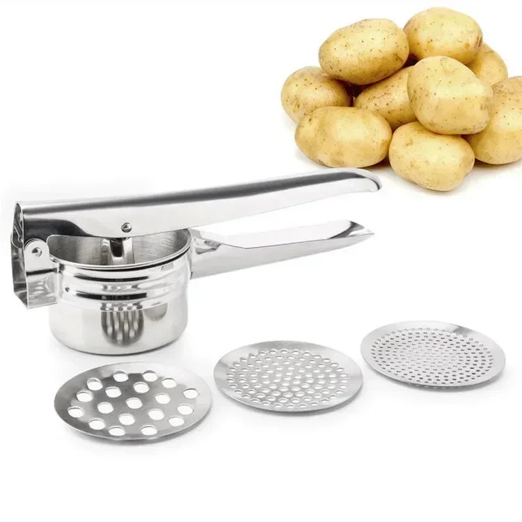 Masher Ricerpress Mashed Potatoes Stainless Steel Crushing Puree