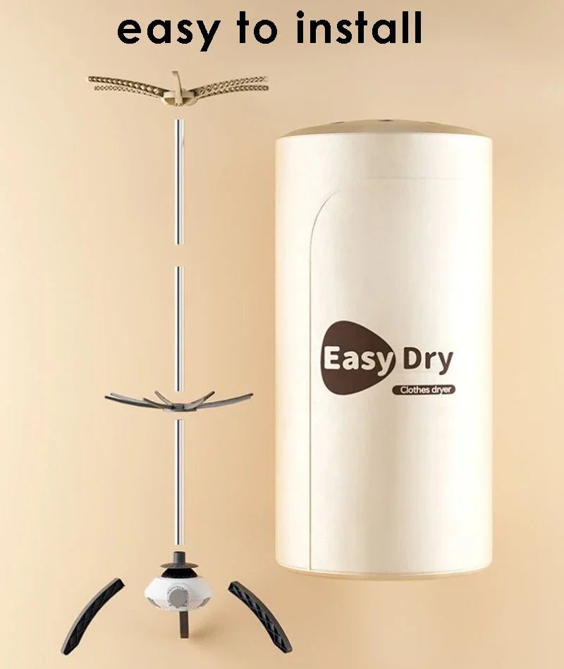 220v Electric Clothes Dryer Drying Rack Warm Air