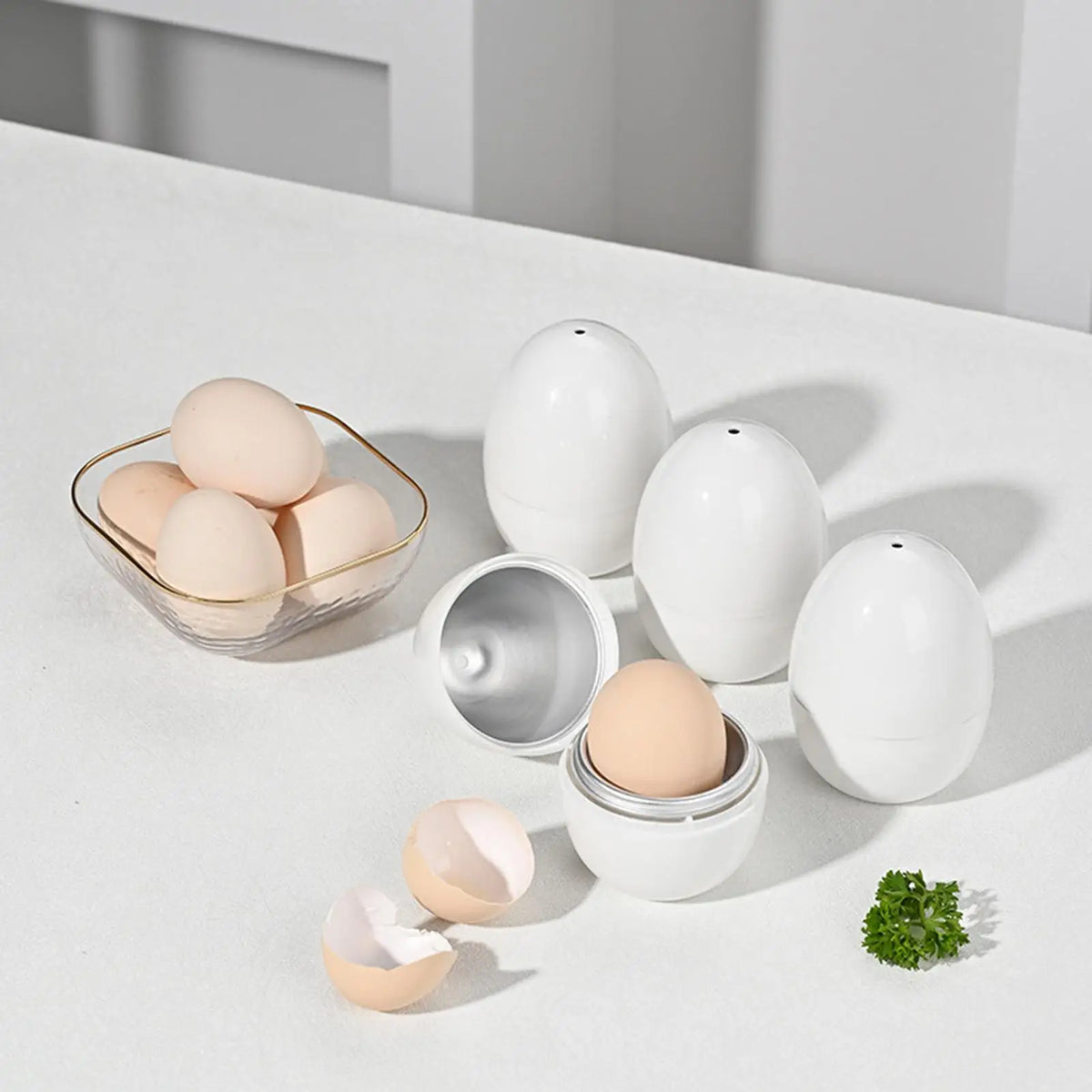 Microwave Egg Steamer Microwave Boiled Egg Maker Rapid