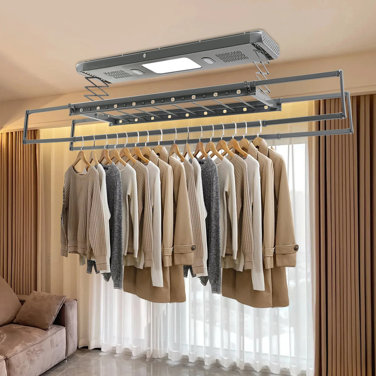 Electric Drying Rack Led Light Smart Drying Rack