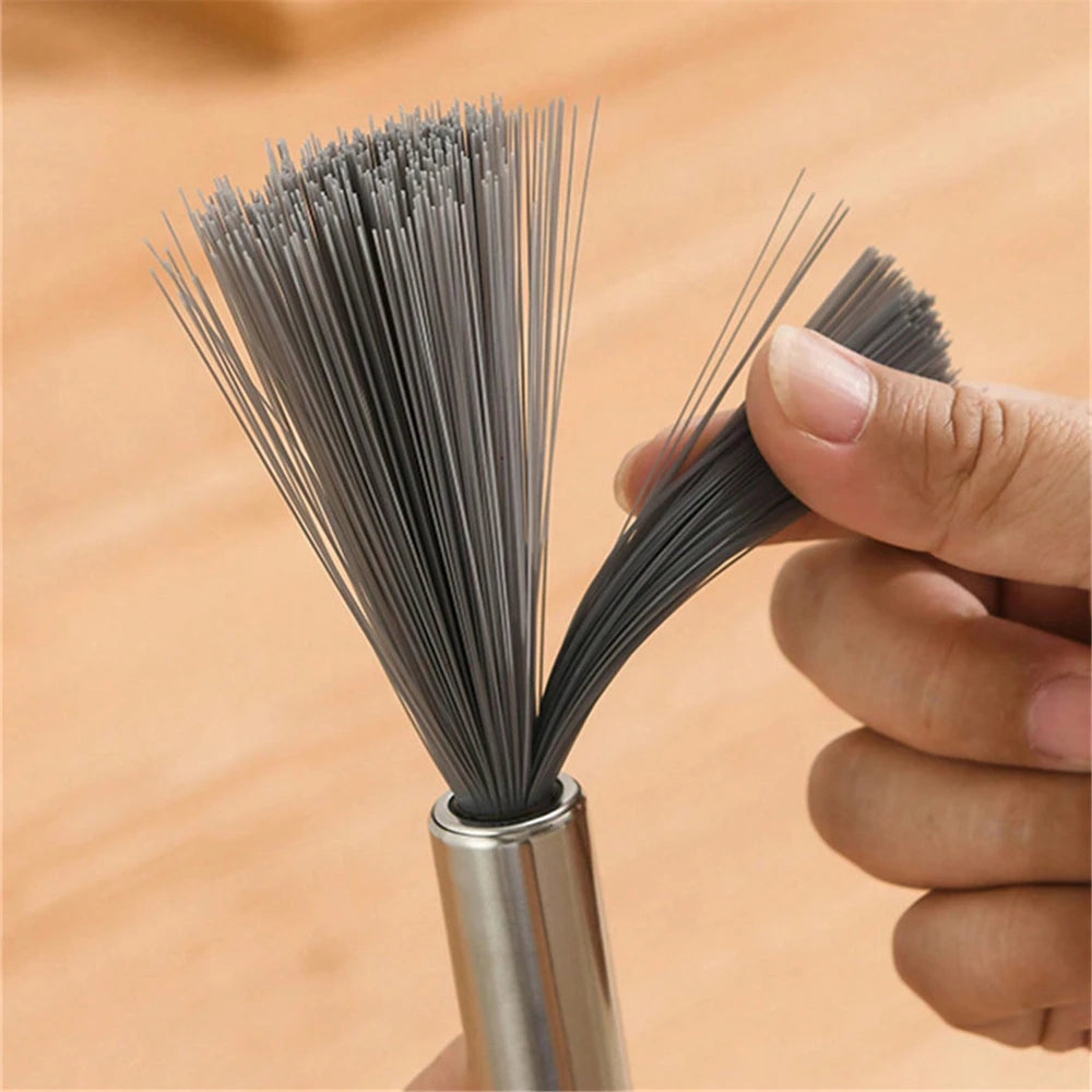 2pcs Multi-Functional Cleaning Brush Steel Handle Cleaning Brush