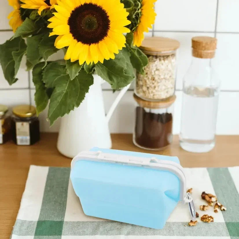 Travel Silicone Premium Reusable Food Storage Bags Food