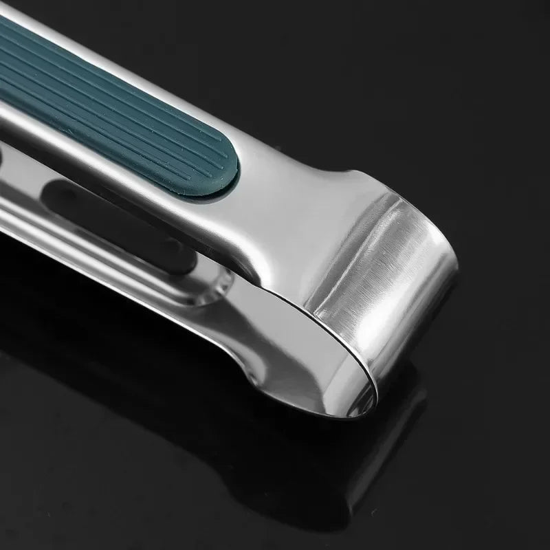 Stainless Steel Food Tongs Bbq Meat Salad Bread