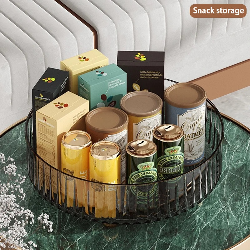 Rotating Spice Rack Kitchens Multi-Functional Storage Tray