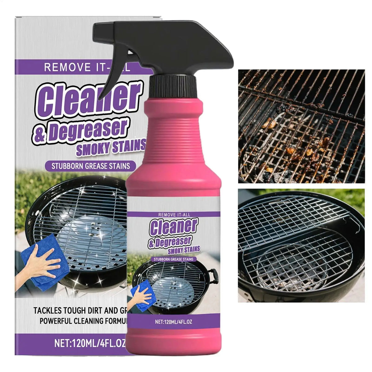 120ml Barbecue Rack Cleaner Powerful Cleaning Stubborn Grease