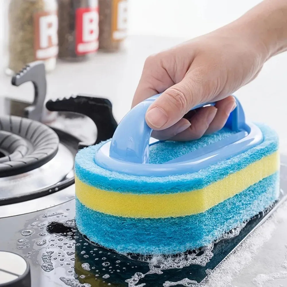 Cleaning Brush Handle Dish Soap Bathroom Tub Thicken