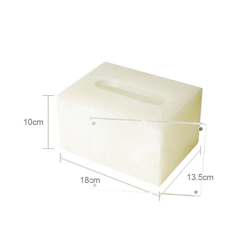 White Onyx Natural Marble Bathroom Luxury Soap Dispenser
