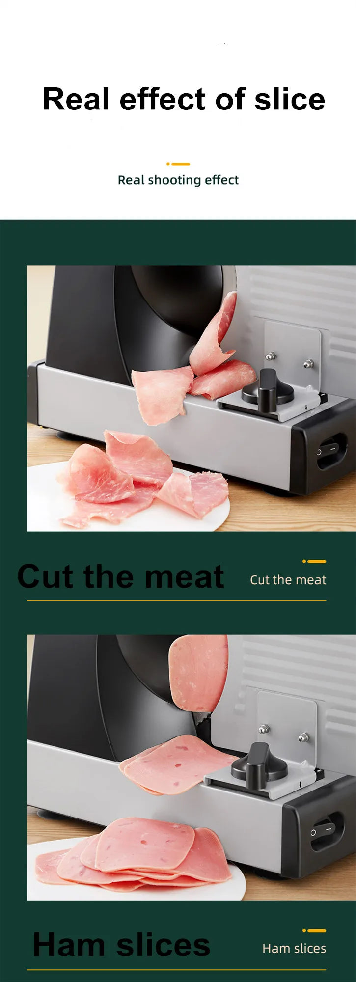 Electric Food Slicer Meat Food Desktop Meat Slicer