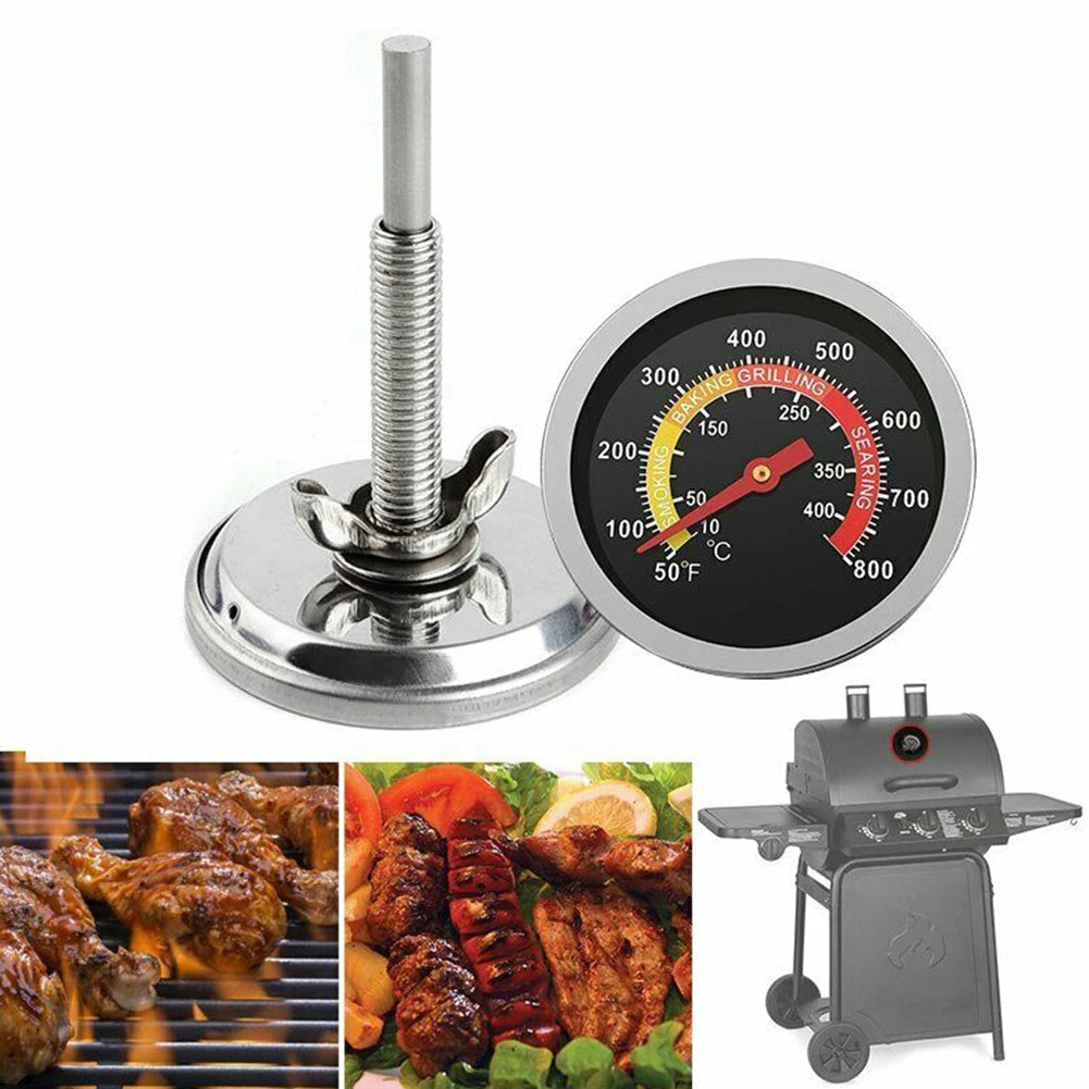 1pc Barbecue Thermometer Oven Temp Gauge 10 400