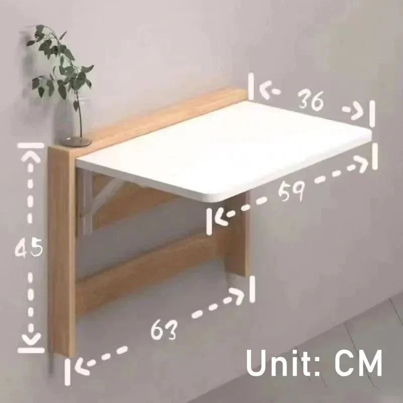 Floating Wall Shelves Folding Organizers Storage Rack Desk