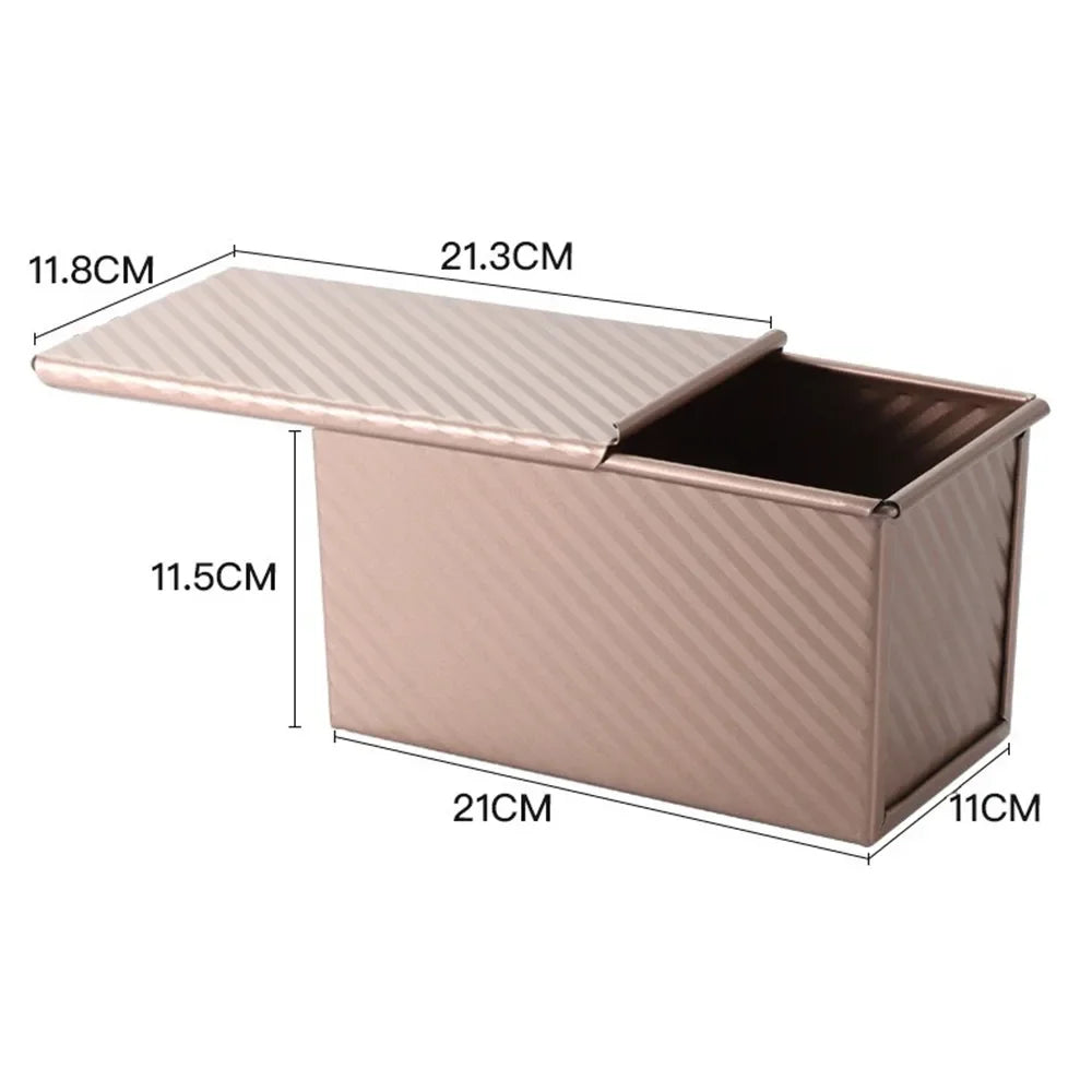 Carbon Steel Loaf Pan Rectangle Shape Cover Bread