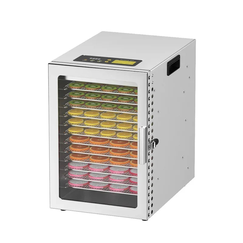 12-Tier Commercial & Food Dehydrator 750w Stainless Steel