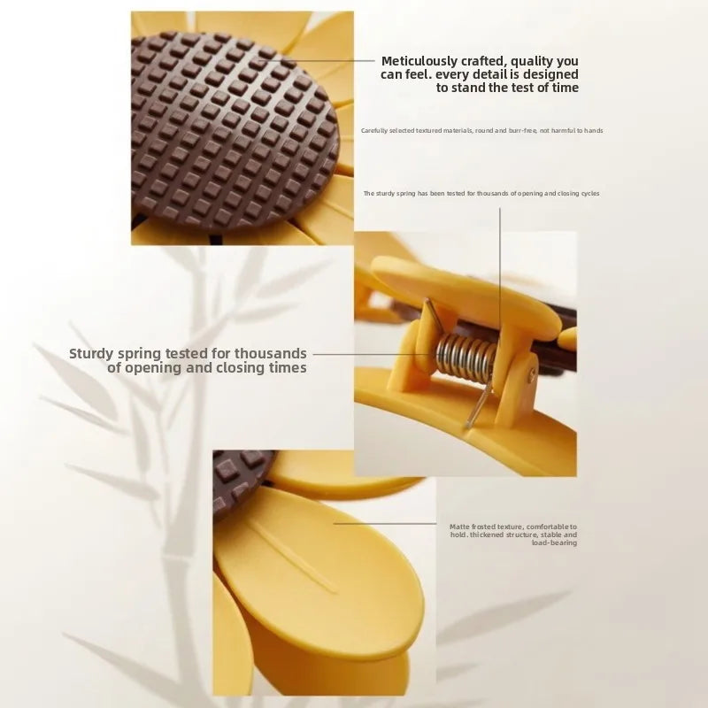 Sunflower Magnetic Sealing Clip Fridge Magnet 3d Petal