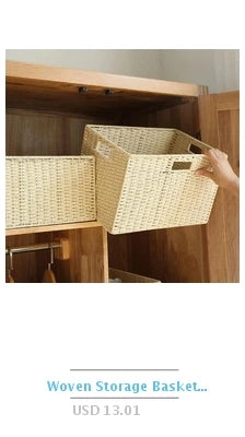 Organizer Wall Hanging Storage Basket Woven Basket Decorative