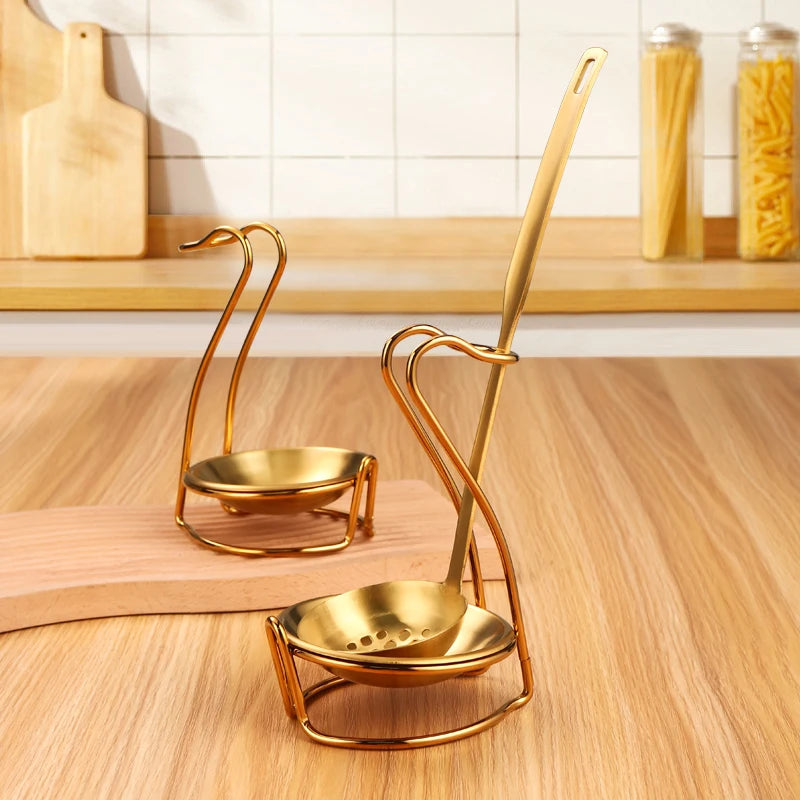 Vertical Spoon Rest Soup Spoon Holder Stainless Steel