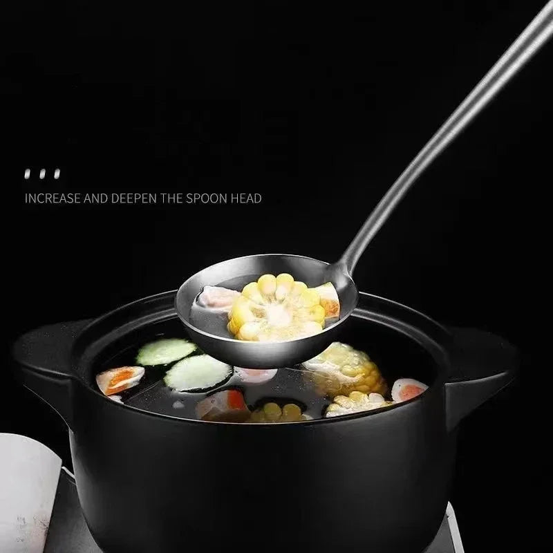 Utensils Food Stainless Steel Wok Spatula Ladle Skimmer