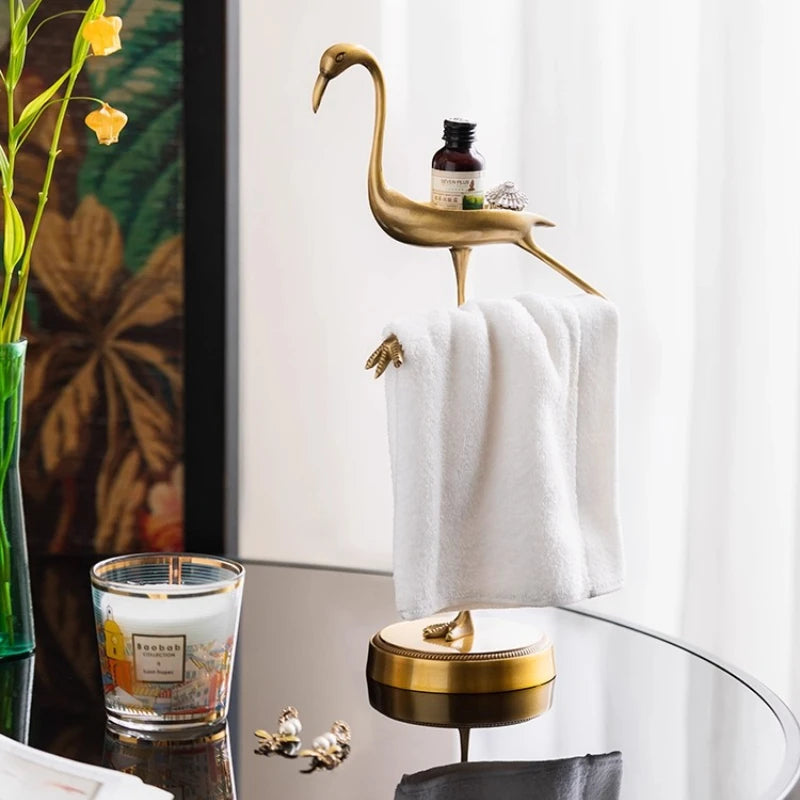 Brass Towel Bars Hand Towel Holder Vertical Non