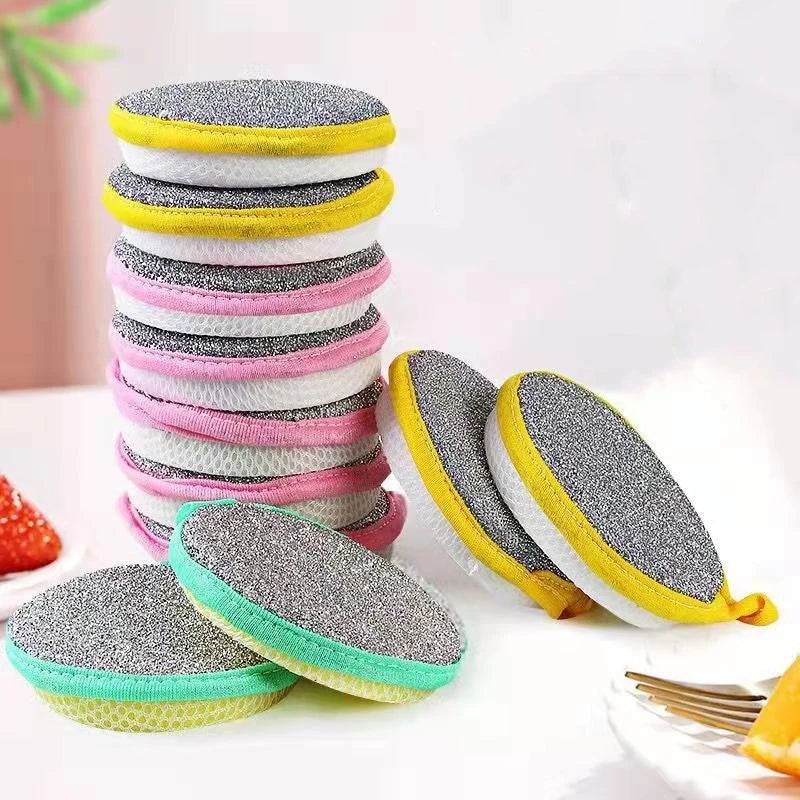 10/20/50pcs Double Side Dishwashing Sponge Dish Washing Brush