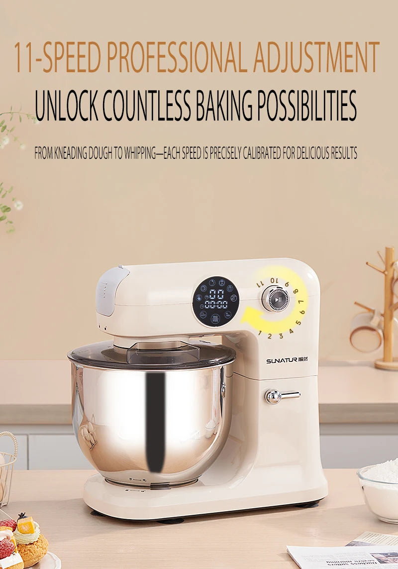 Shunran 8l Stand Mixer Dc Motor Automatic Dough