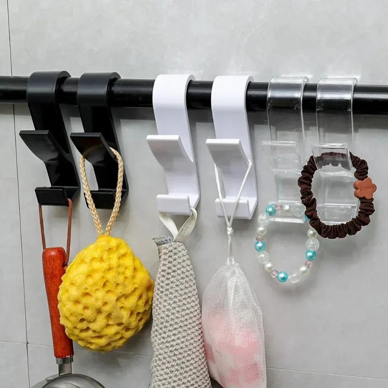 12-3pcs Bathroom Hanger Clips Heated Towel Radiator Rail