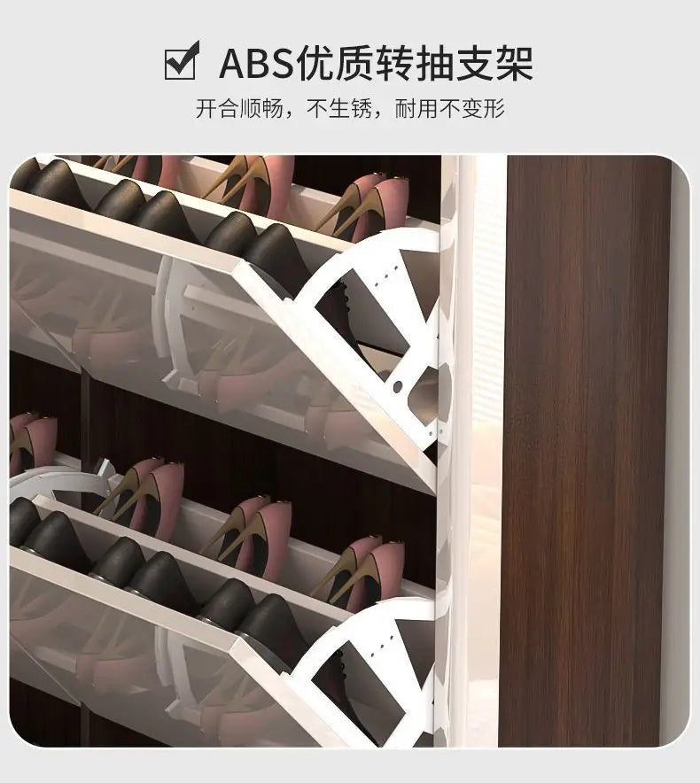 Luxury Ultra-Thin Shoe Cabinet Organizer Storage Living Room