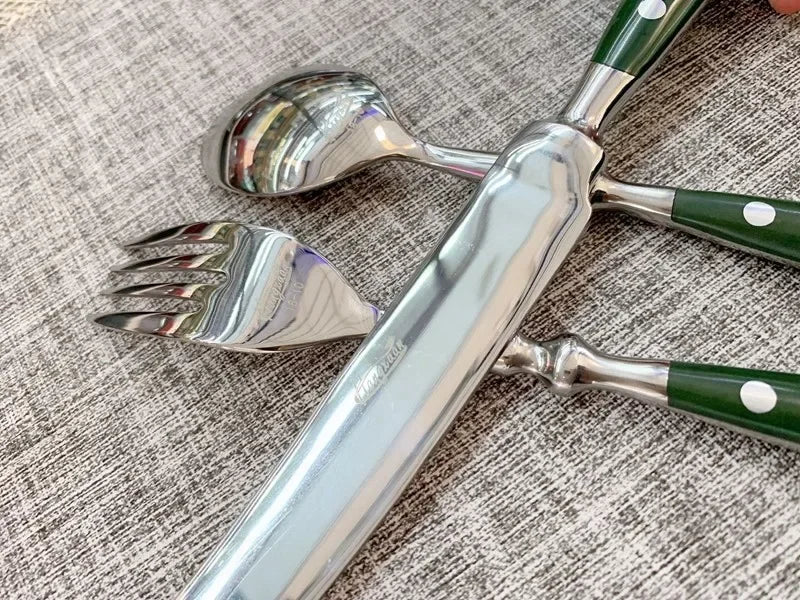 3pcs/5pcs Cutlery Stainless Steel Utensils Sets Fork Spoons