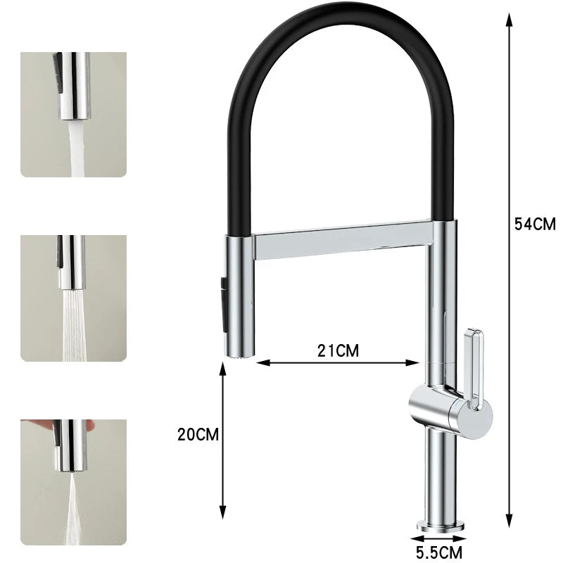 Gray Faucet Sink Faucets Brass Pull Down Sprayer