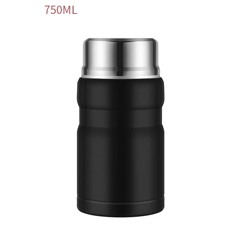 500/750ml Stainless Steel Food Container Food Thermal Jar