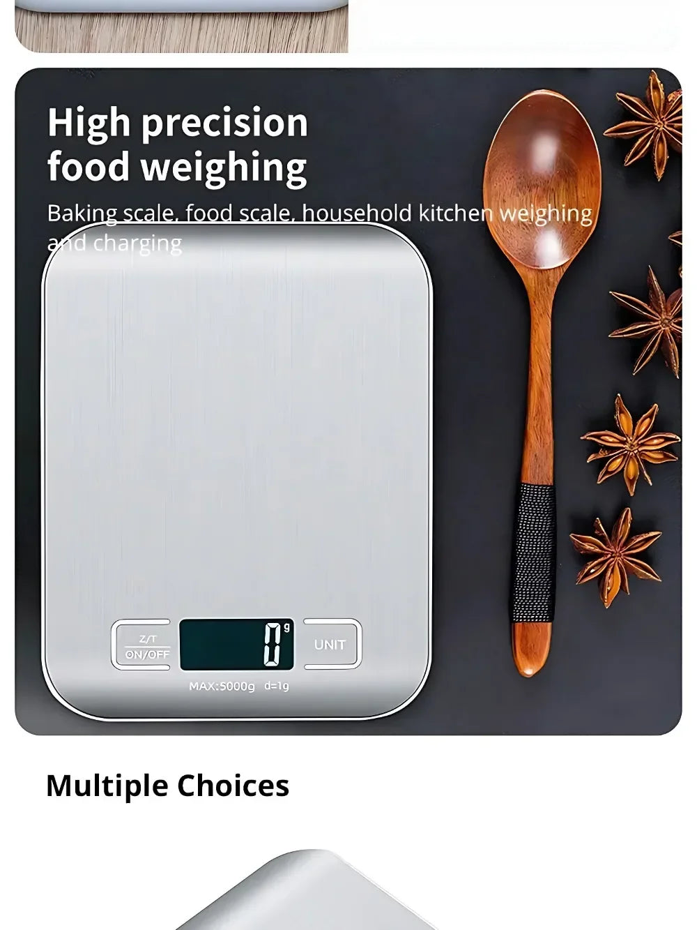 Digital Scale Multi-Function Weighing Scale Lcd Display Usb