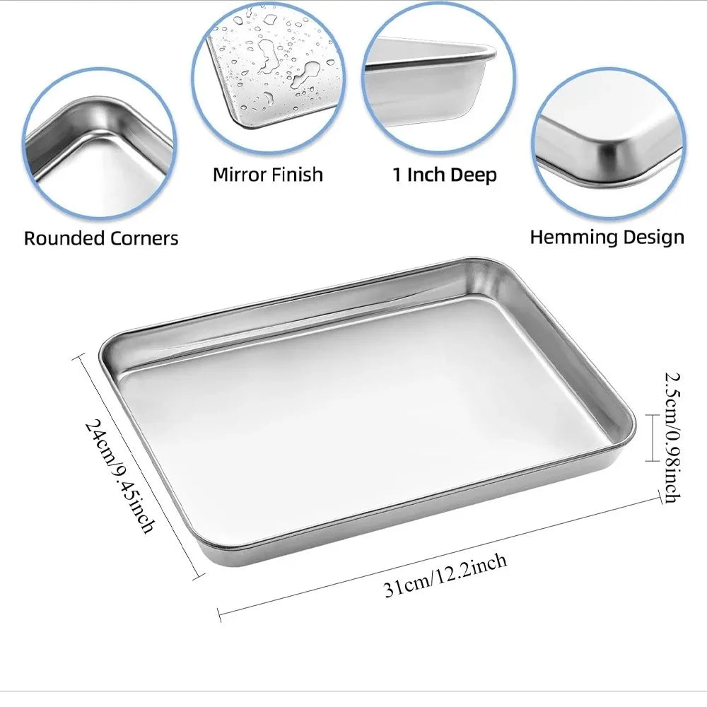 Stainless Steel Baking Tray Grill 304 Stainless Steel