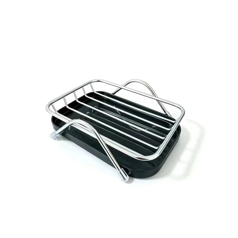 Soap Holder Detachable Drain Tray Stainless Steel Rustproof