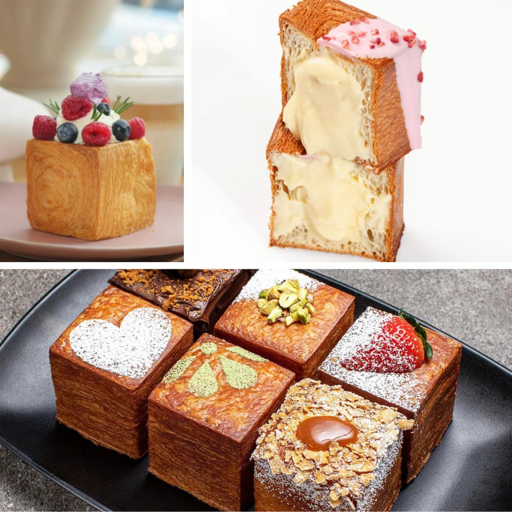 Non Stick Cube Croissant Mini Toast Box Mold