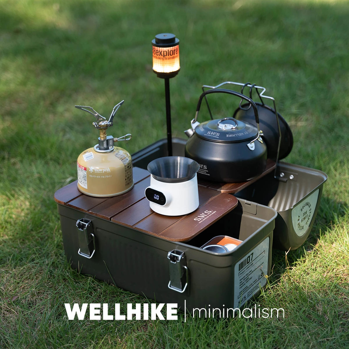 Wellhike- Outdoor Sws Wild Trace Metal Lunch Box