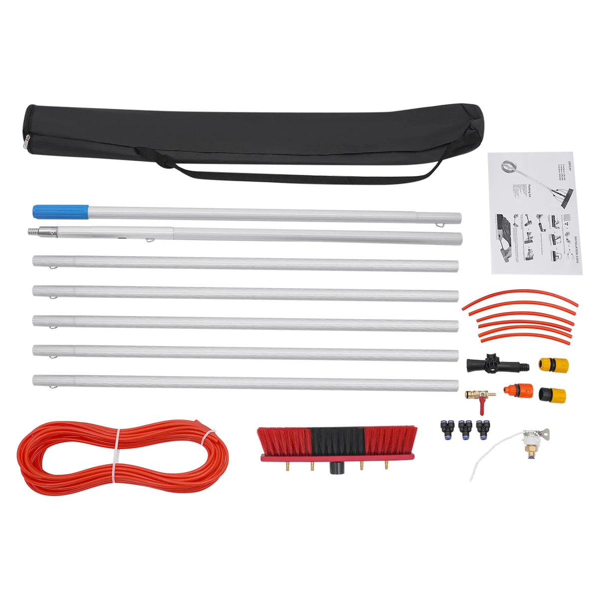 Window Cleaning System Cleaning Brush & Pole Cleaning