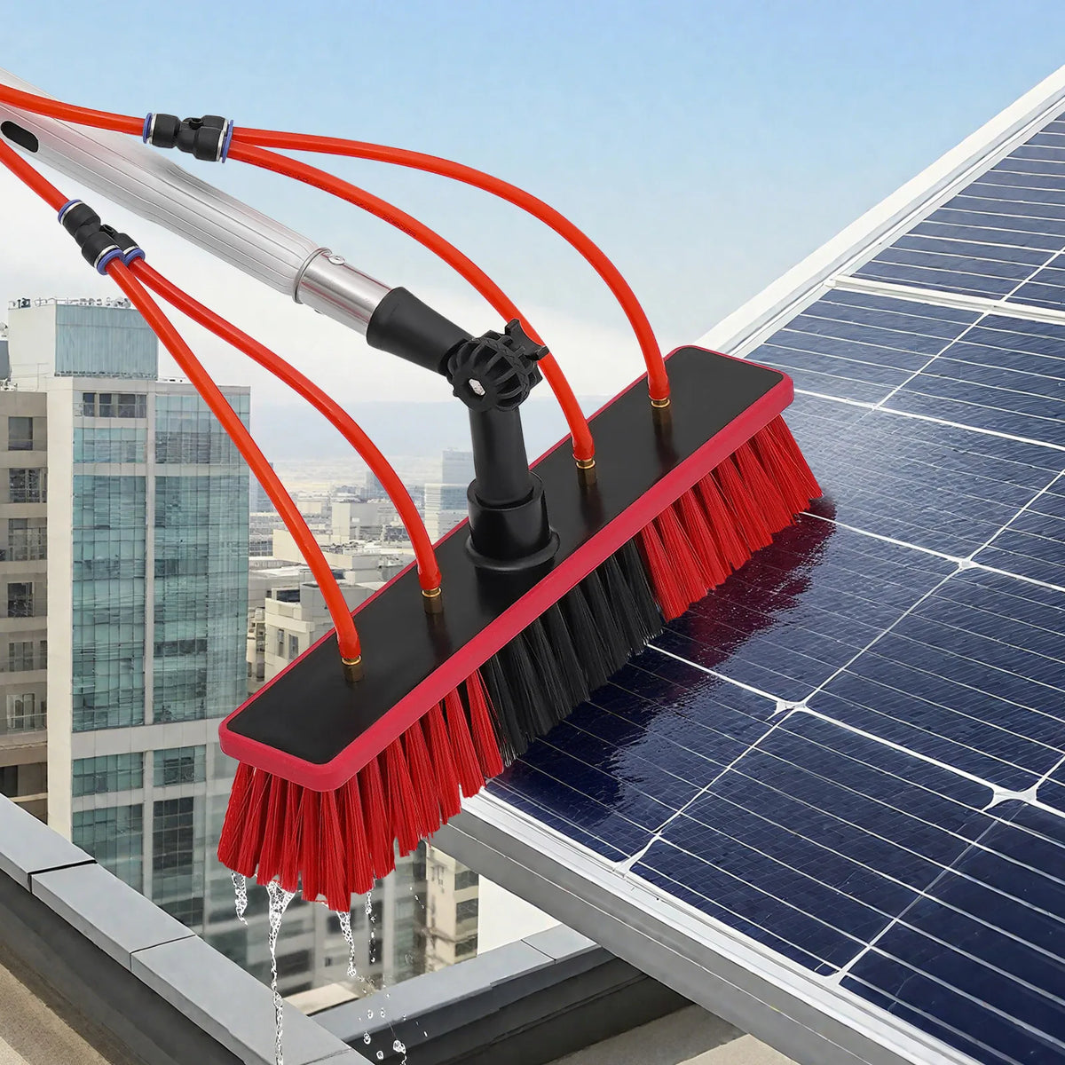 Window Cleaning System Cleaning Brush & Pole Cleaning