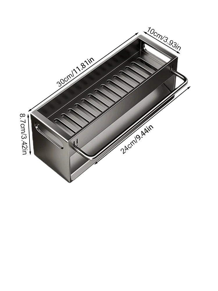 Extra Large Carbon Steel Sink Caddy Sponge Holder