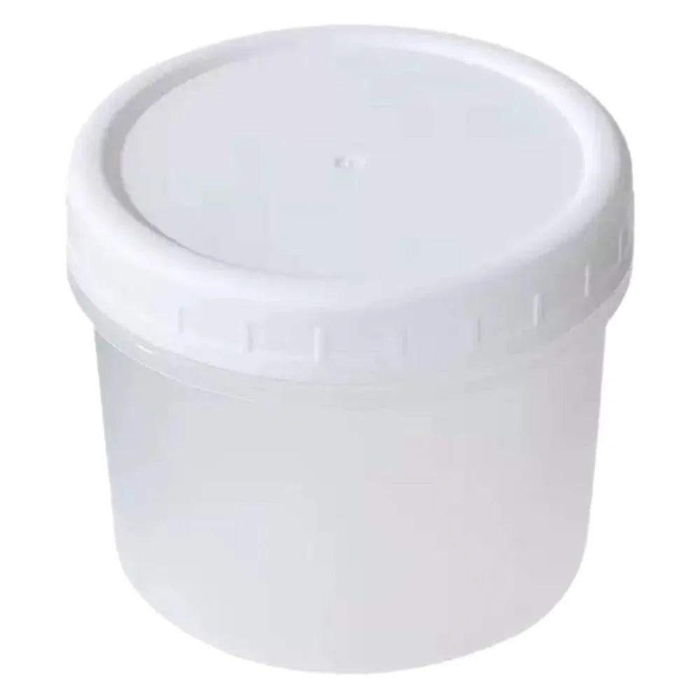 10pcs Transparent Yogurt Pudding Jars Sealed Round Food