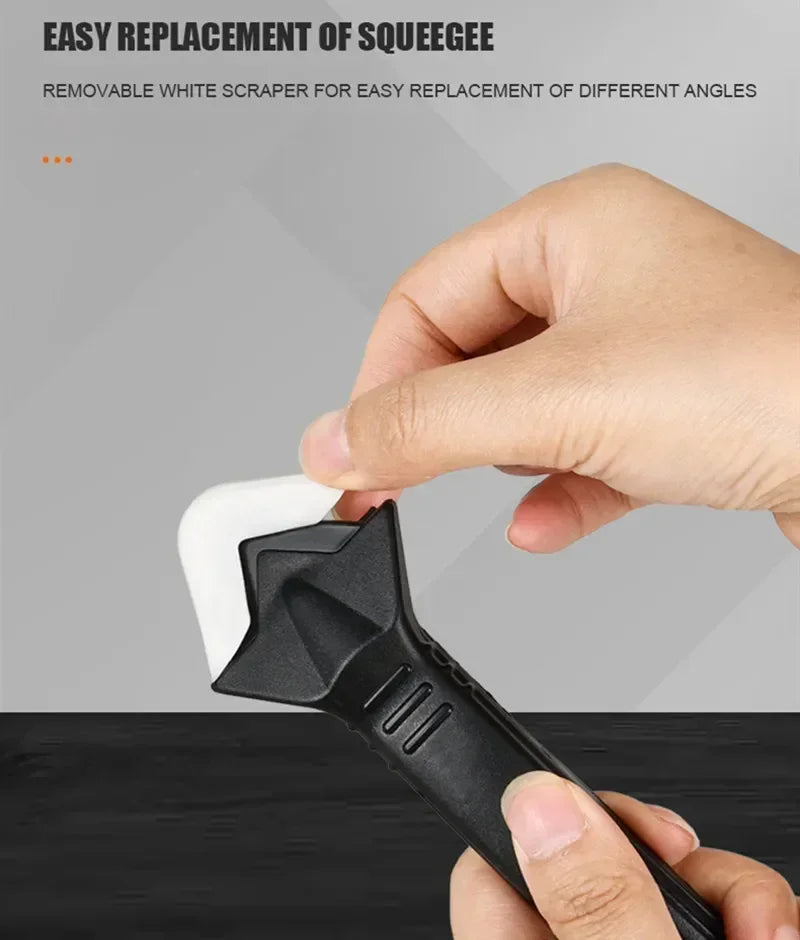 5-In-1 Silicon Scraper Silicone Smooth Grouting Kit Scraper