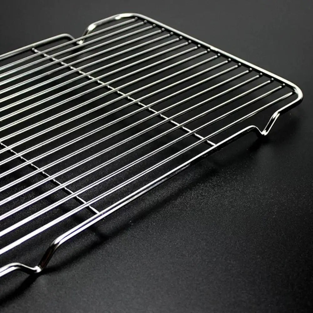 Stainless Steel Cooling Rack Non-Stick Silver Bbq Tray