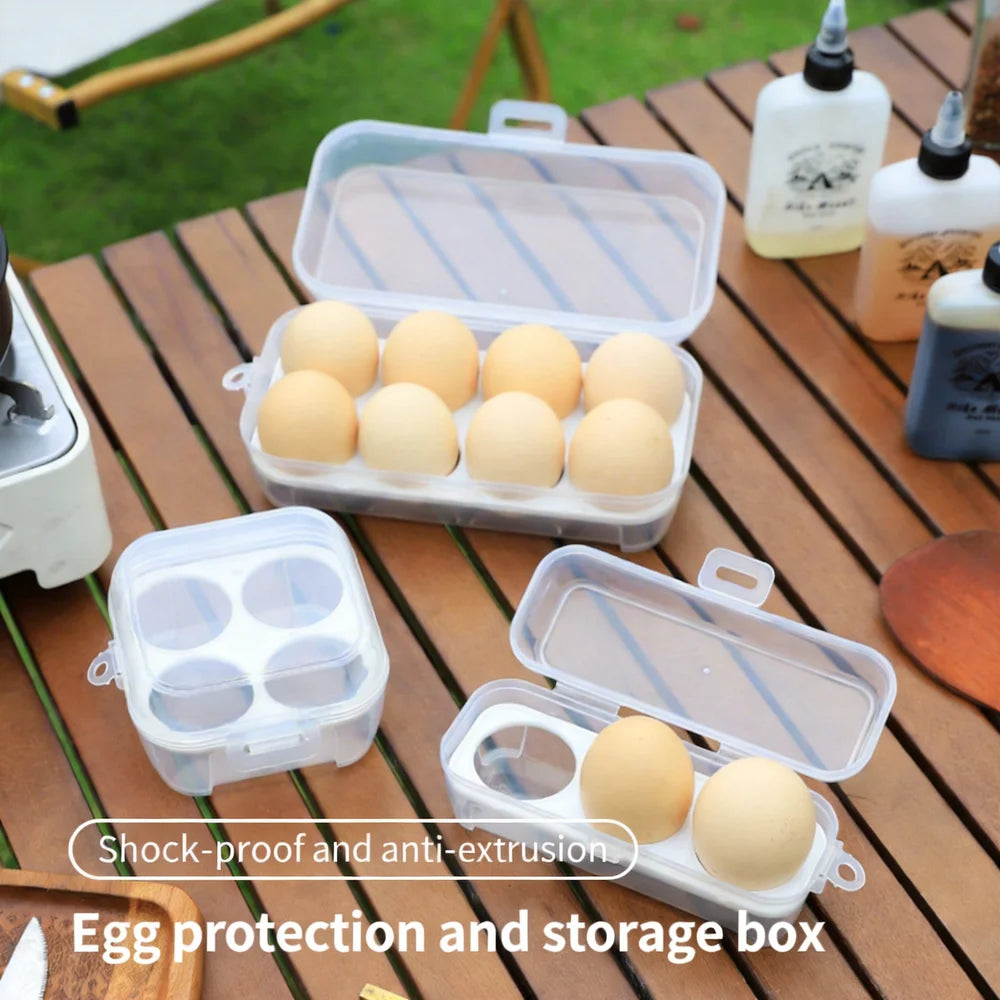 Egg Holder Box Shockproof Outdoor Camping Storage Container