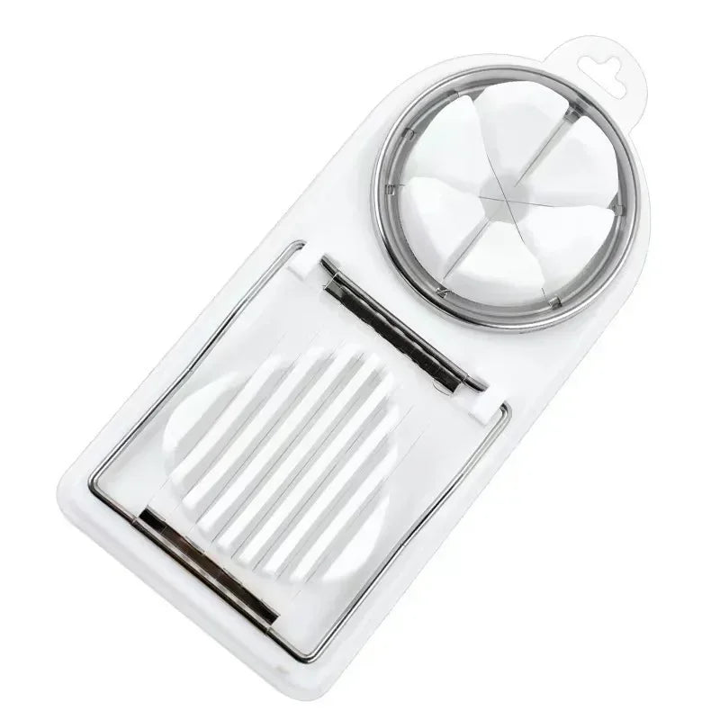 Egg Cutter Stainless Steel Egg Slicer Sectioner Cutter