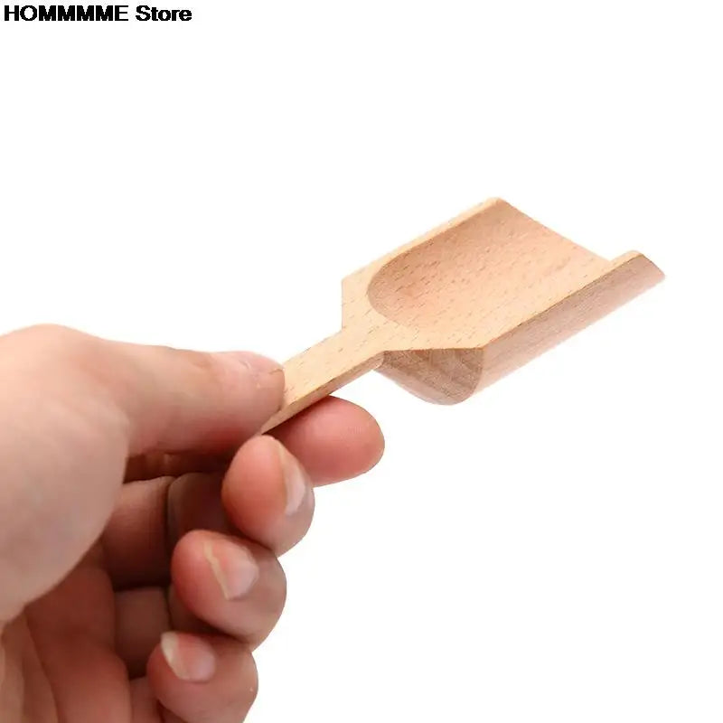 1pc Mini Wooden Scoops Bath Salt Spoon Candy
